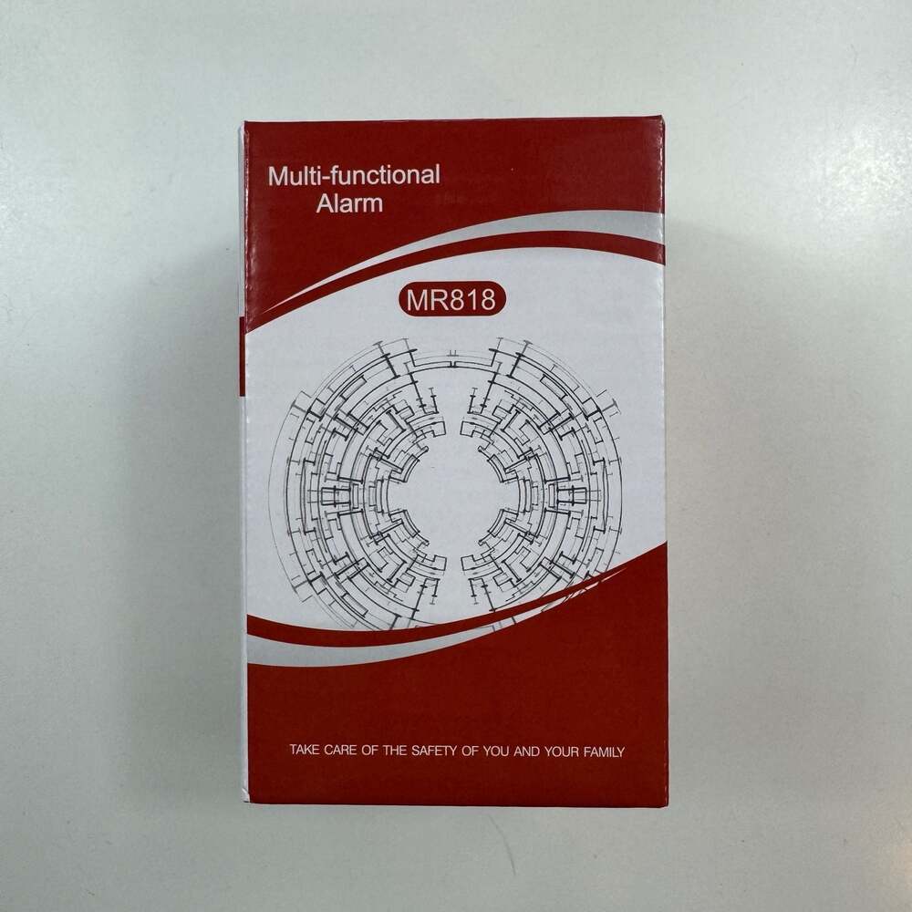 MR818 6-in-1 Plug-in Carbon Monoxide, Gas, & Smoke Multi-functional Alarm with L